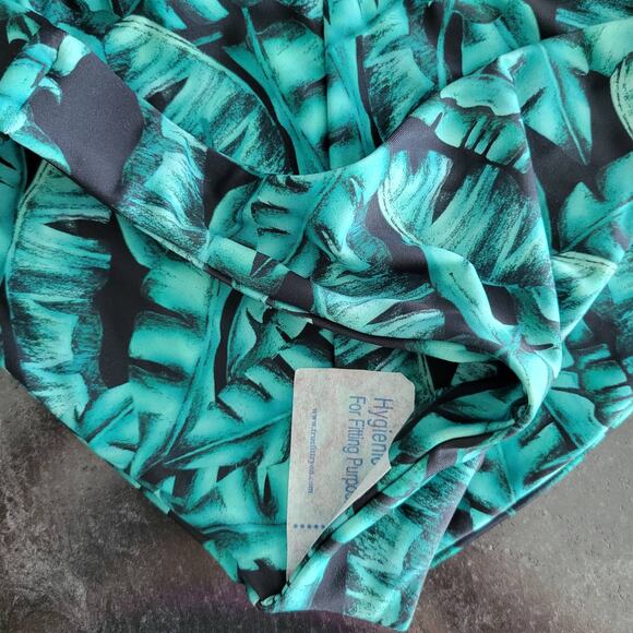 Fused Hawaii Swim Hapuna Tropical State Of Mind Green Bikini Bottom Women XS - Picture 7 of 7